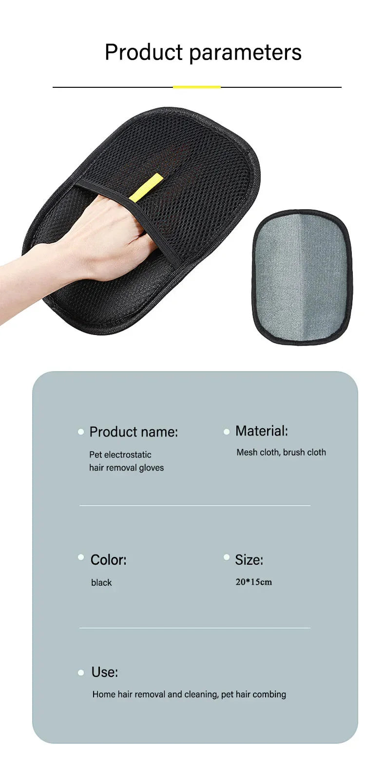 🐾 Pet Grooming Handschuhe – Fellpflege & Haarentfernung leicht gemacht