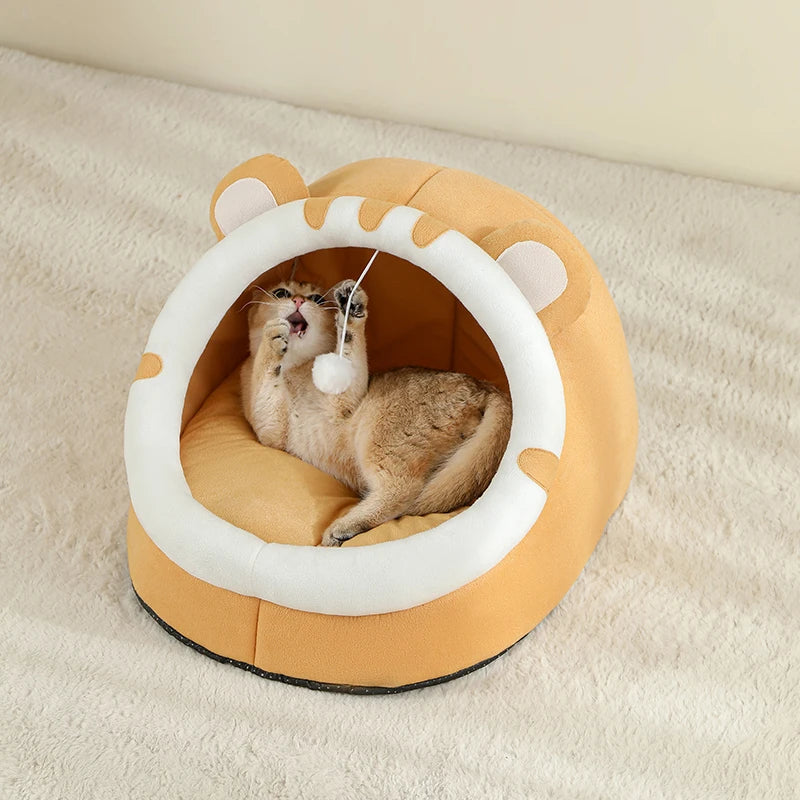 „PureCotton Nest“ – Natürliches Katzenbett aus 100 % Baumwolle für entspannte Stubentiger