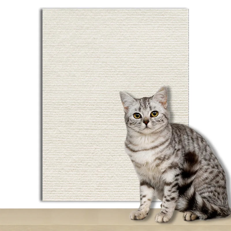 🛋️ Selbstklebende Kratzmatte für Katzen – Sofa- & Möbelschutz / Spielzeug, zuschneidbar & vielseitig