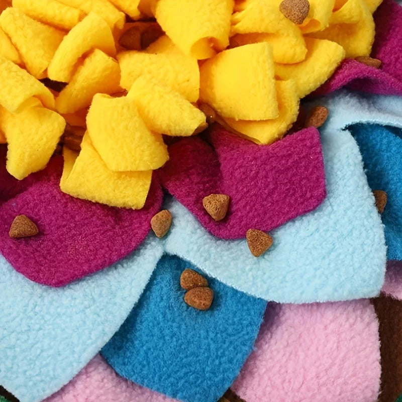 🐾 Interaktive Schnüffelmatte für Hundeerziehung – Mit Futterspiel & Quietschspielzeug