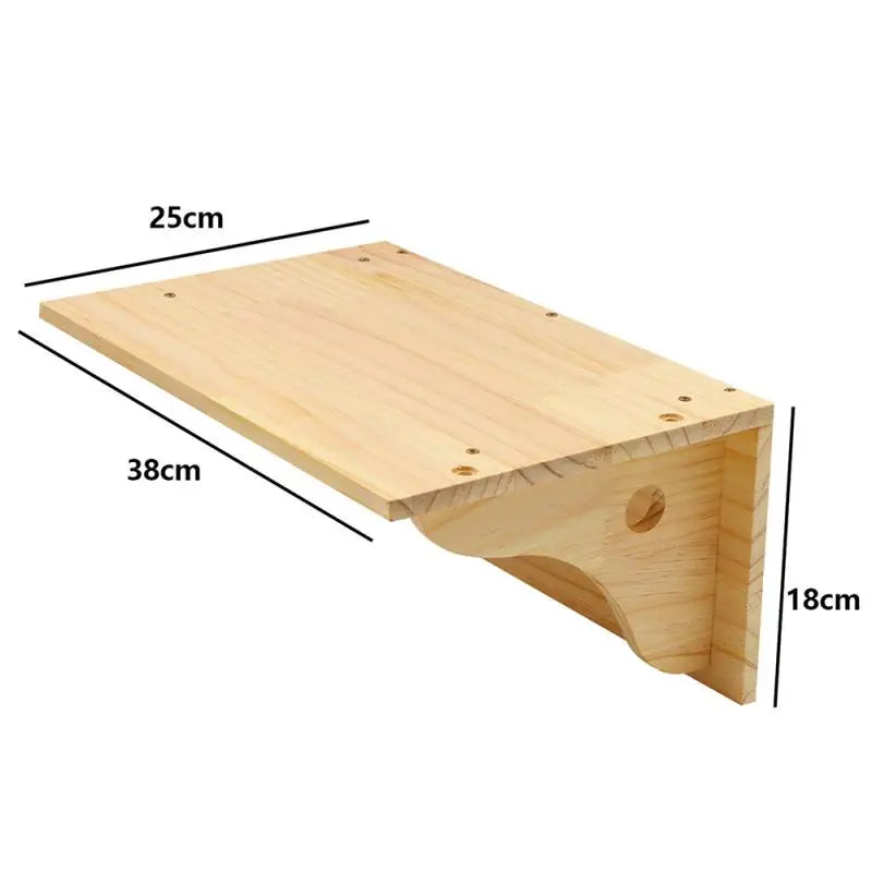 „SkyNest“ – Selbstzusammenstellbare Wandhängende Katzen-Hängematte aus Massivholz mit Kletter- und Kratzfunktion - Das etwas andere Spielzeug!