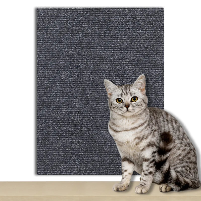 🛋️ Selbstklebende Kratzmatte für Katzen – Sofa- & Möbelschutz / Spielzeug, zuschneidbar & vielseitig