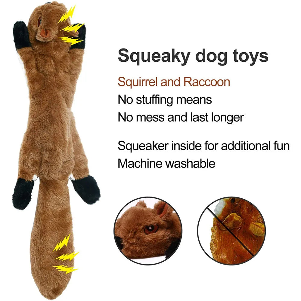 Plüsch Quietschspielzeug für Hunde – Weich, Robust & Beschäftigend