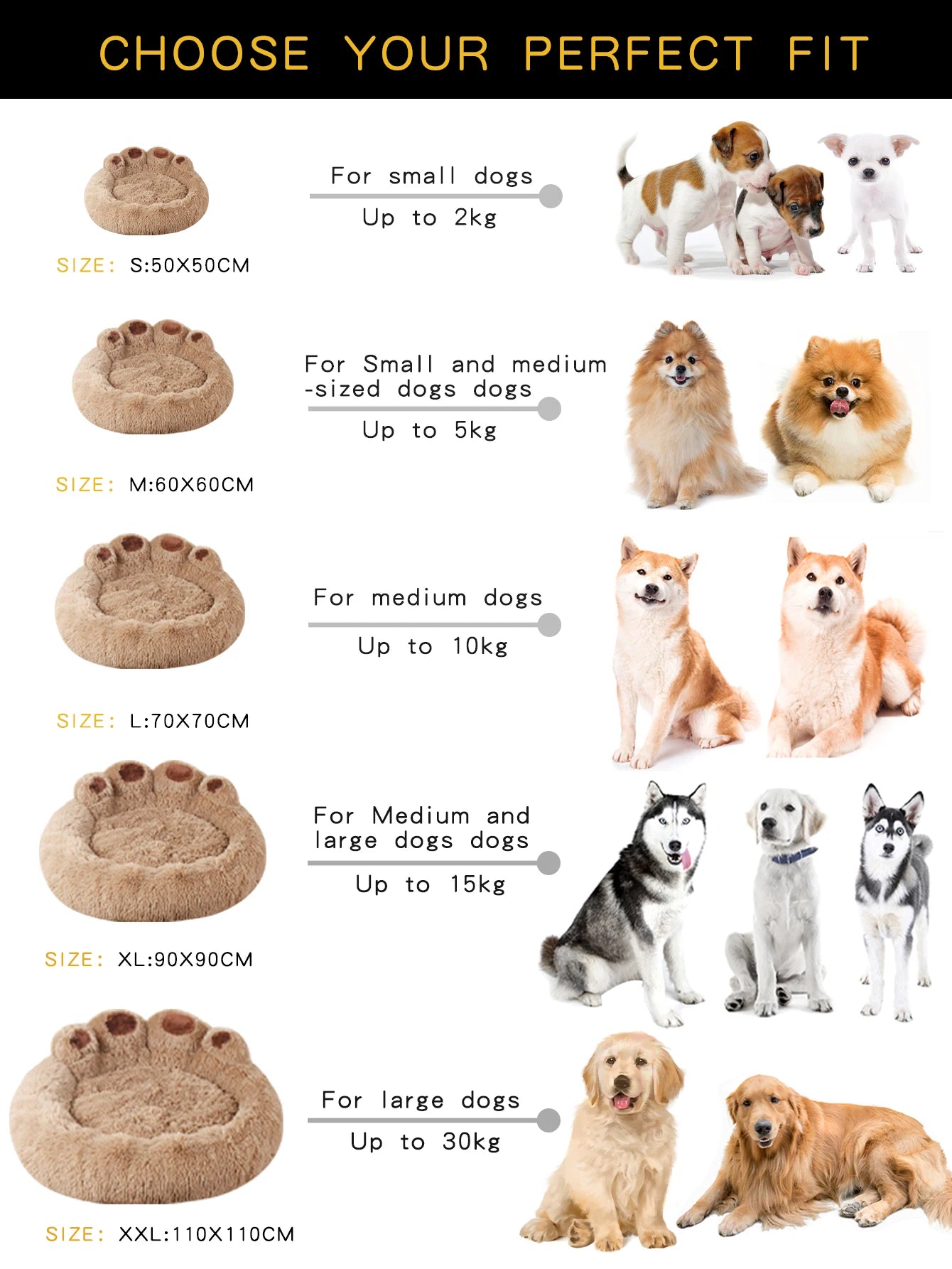 🐾 SmoothPaw™– Komfort-Hundebett in 4 Farben & 4 Größen