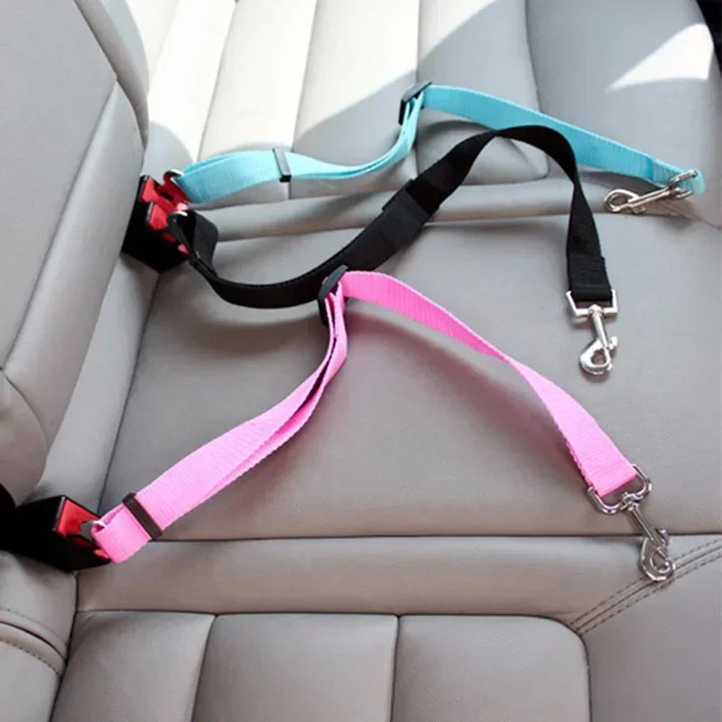 🚗 Verstellbarer Hunde-Sicherheitsgurt – Sicher & bequem für unterwegs/Spaziergang