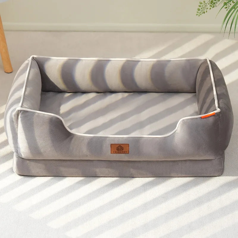 đžCloudNest⢠(Echtes) Velvet Hunde- und Katzenbett â Weich, warm & stilvoll