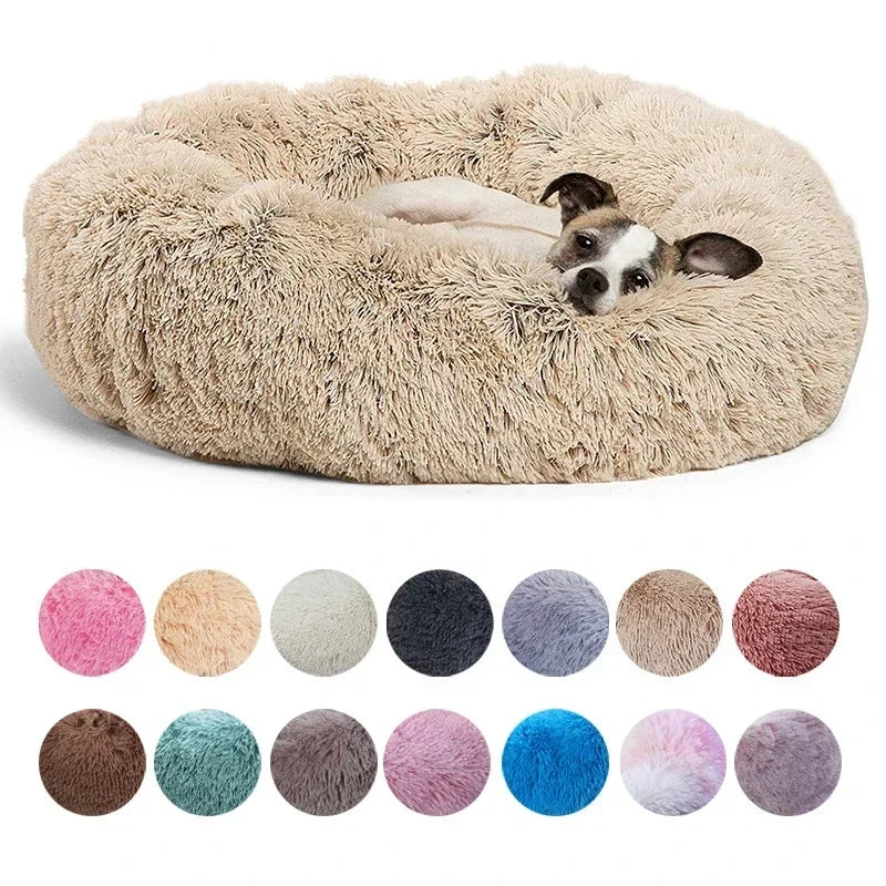 🐾 CozyNest™ Plüsch-Hundebett aus Cord – Waschbar, rutschfest ; super flauschig