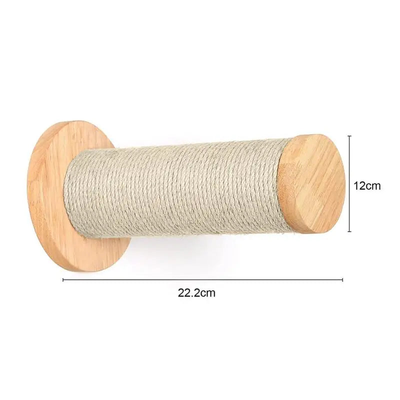 „SkyNest“ – Selbstzusammenstellbare Wandhängende Katzen-Hängematte aus Massivholz mit Kletter- und Kratzfunktion - Das etwas andere Spielzeug!