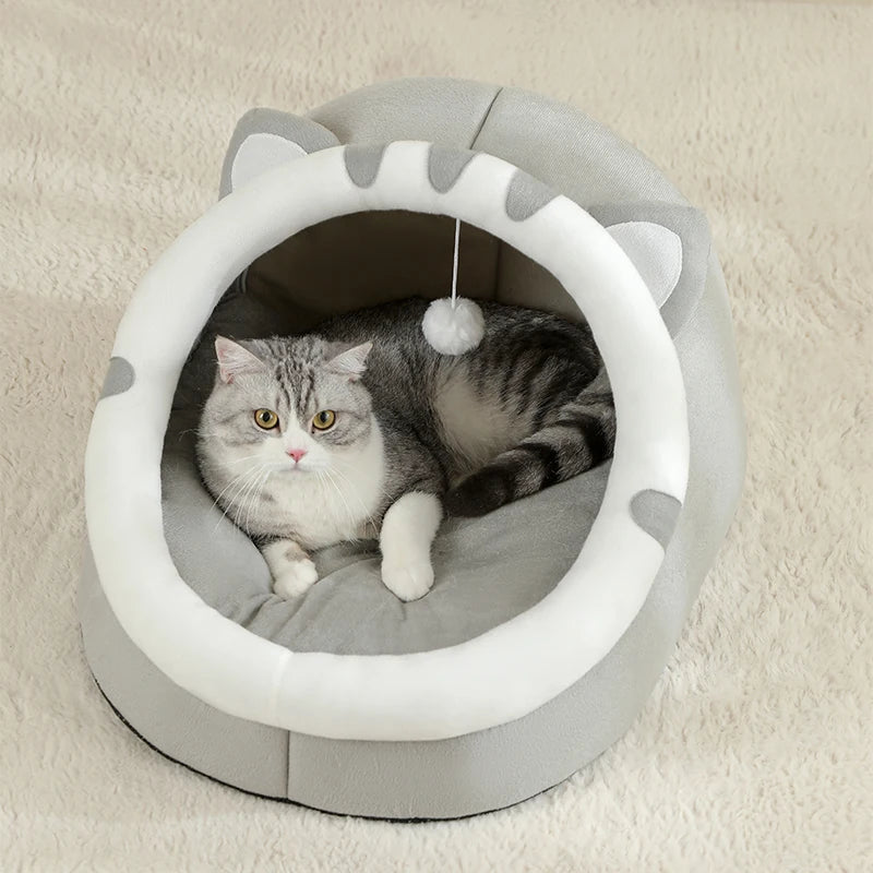 „PureCotton Nest“ – Natürliches Katzenbett aus 100 % Baumwolle für entspannte Stubentiger
