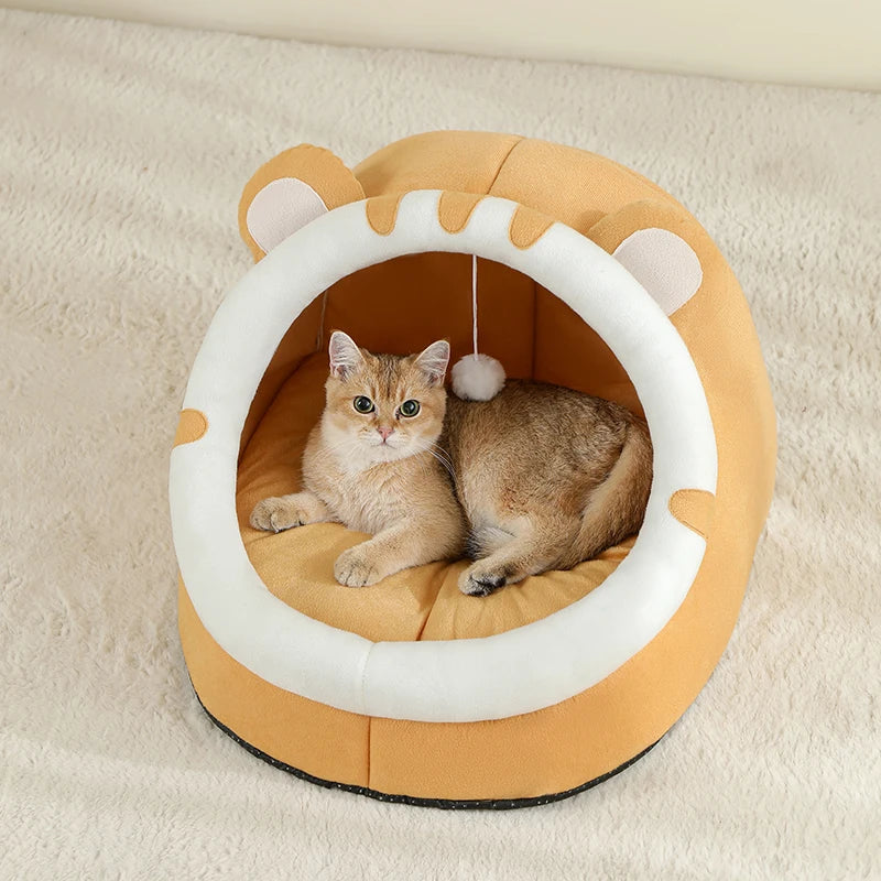 „PureCotton Nest“ – Natürliches Katzenbett aus 100 % Baumwolle für entspannte Stubentiger