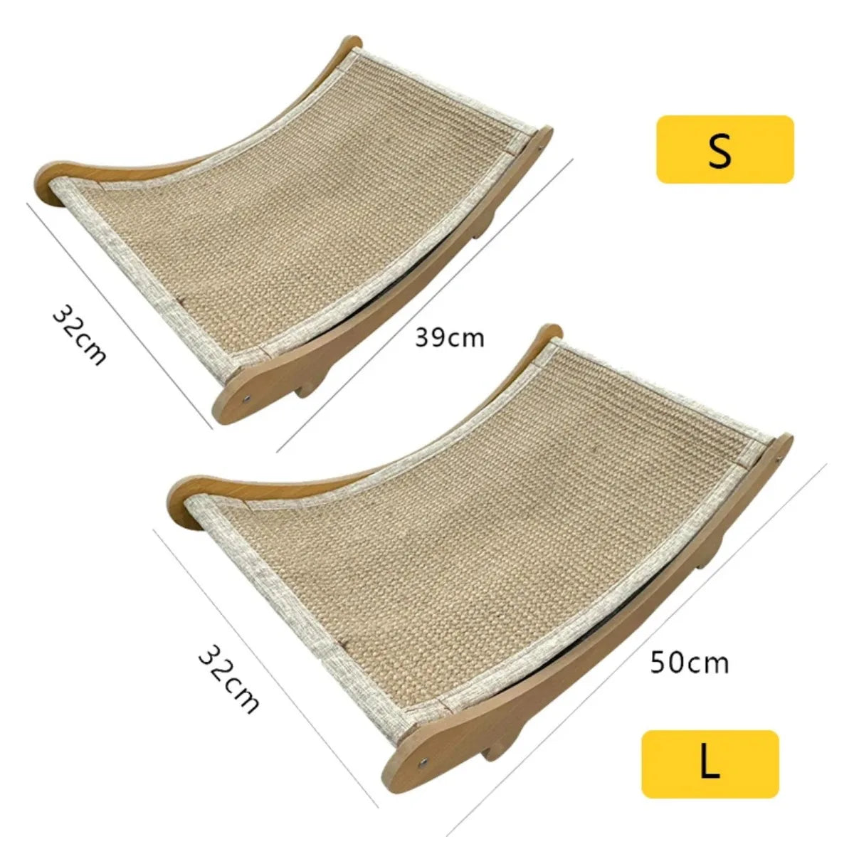 „WoodyNap“ – Multifunktionales Katzenbett mit Kratzfläche aus Holz & Sisal Schlafen, kratzen, entspannen – alles in einem stilvollen Naturdesign.