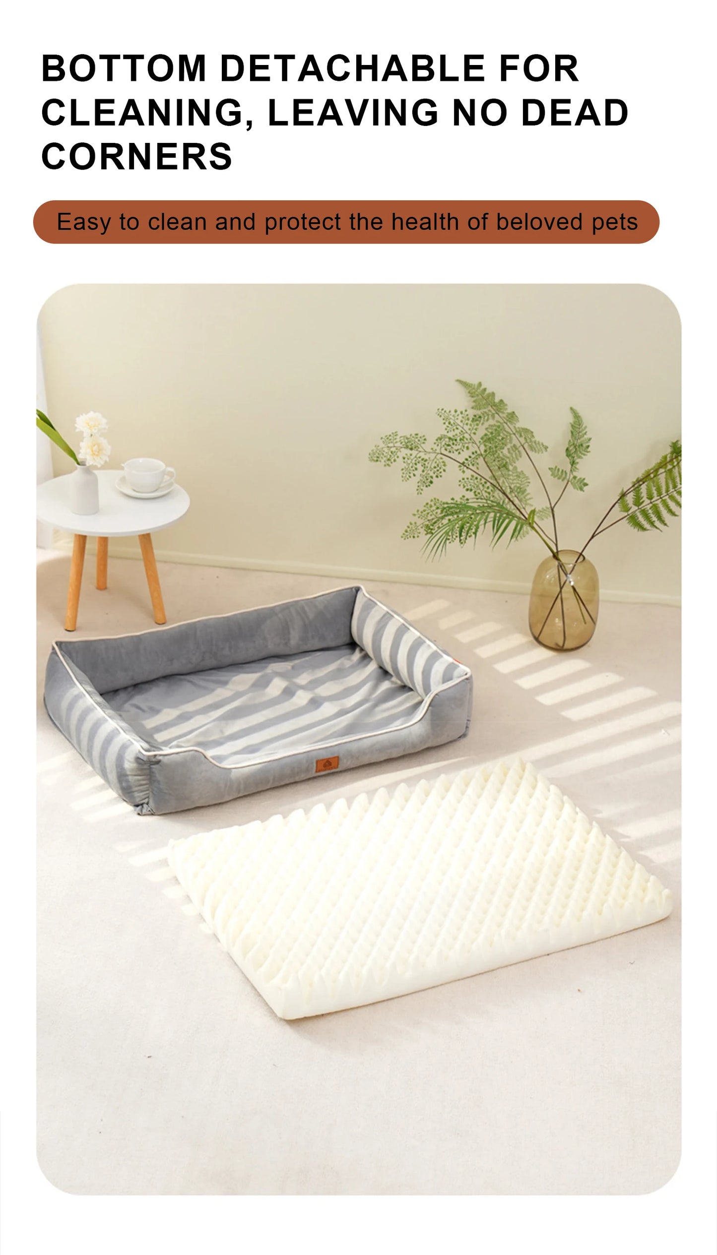 đžCloudNest⢠(Echtes) Velvet Hunde- und Katzenbett â Weich, warm & stilvoll