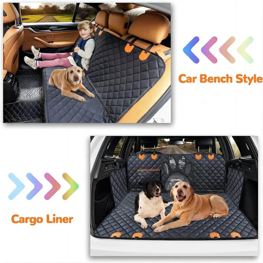 🚗🐶 „RideBuddy“ – Universelle Hundedecke für das Auto (wasserdicht & robust) Schützt deinen Wagen. Und dein Hund reist komfortabel. für Fahrten & Spaziergänge