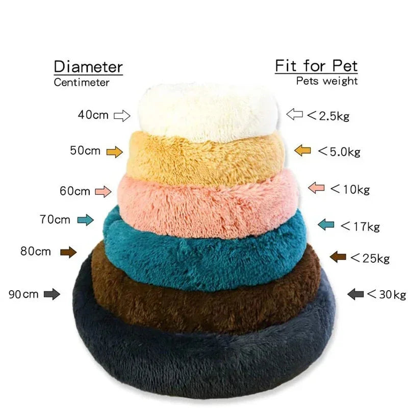 🐾 CozyNest™ Plüsch-Hundebett aus Cord – Waschbar, rutschfest ; super flauschig