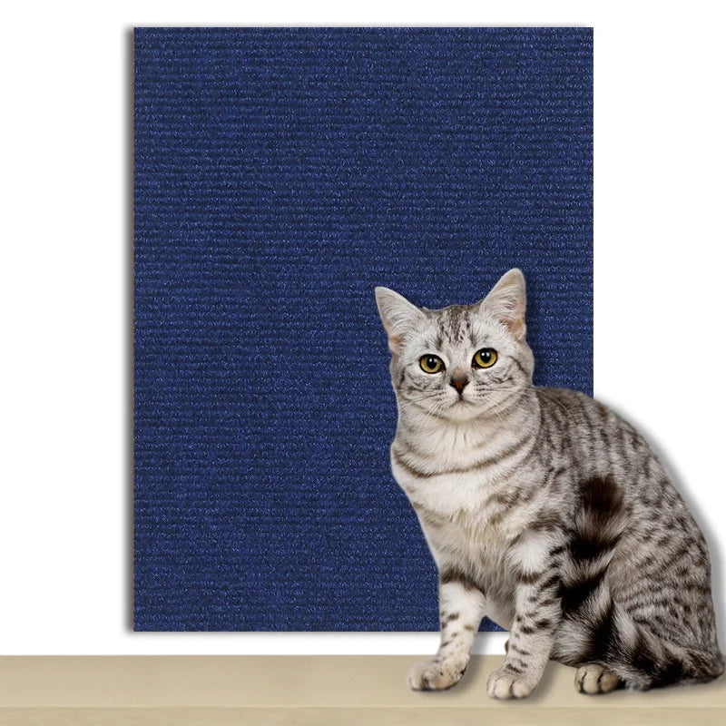 🛋️ Selbstklebende Kratzmatte für Katzen – Sofa- & Möbelschutz / Spielzeug, zuschneidbar & vielseitig