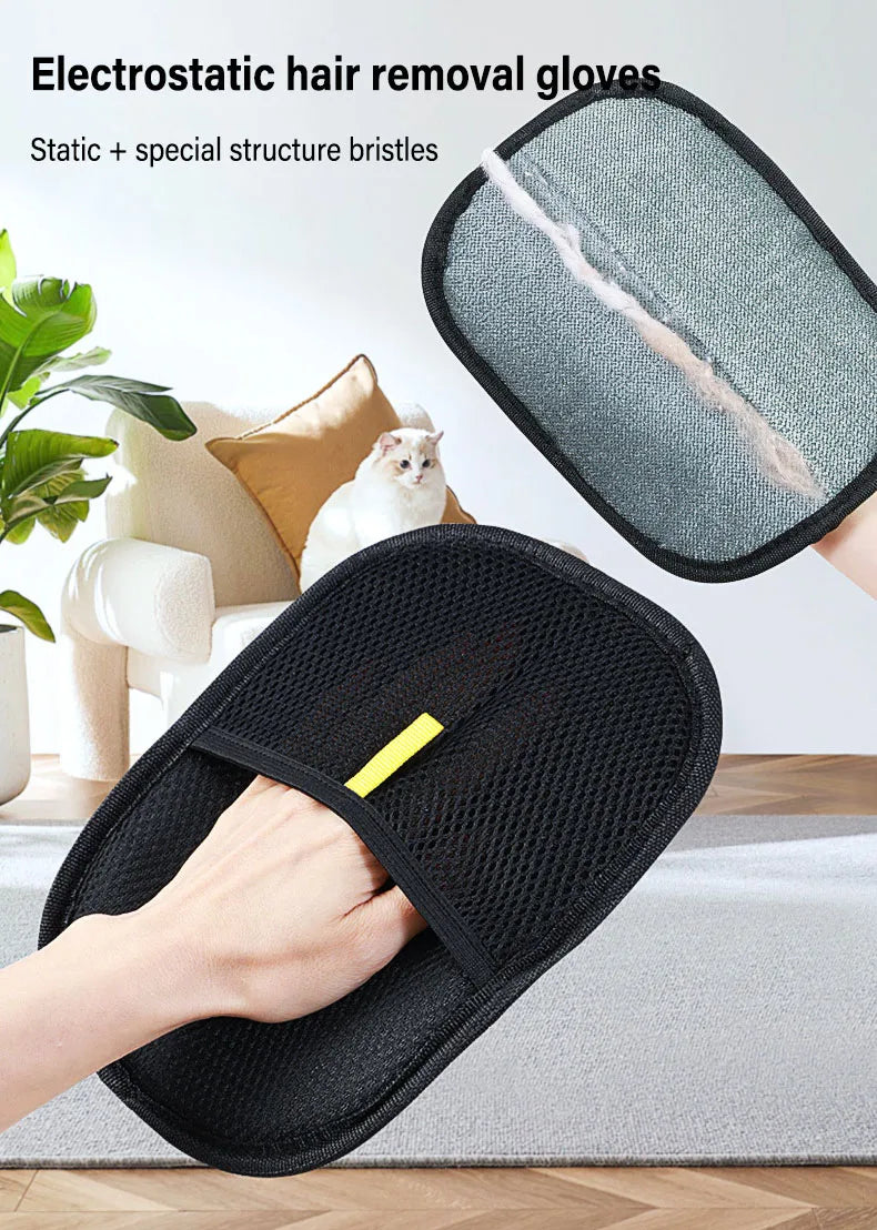 🐾 Pet Grooming Handschuhe – Fellpflege & Haarentfernung leicht gemacht