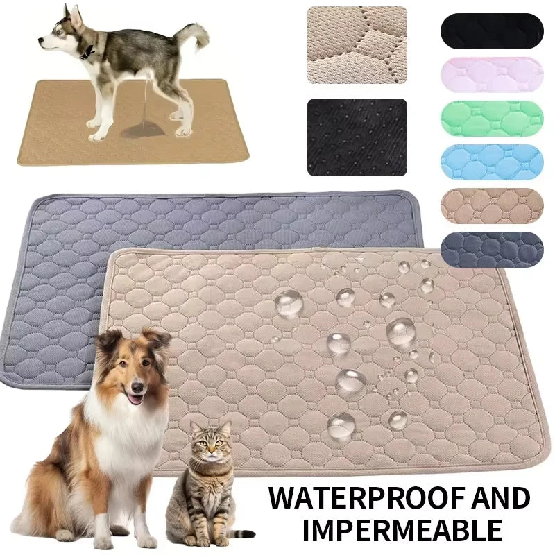 🟦 WashMate™ – Wiederverwendbare Hundeurinmatte mit Anti-Rutsch-Funktion