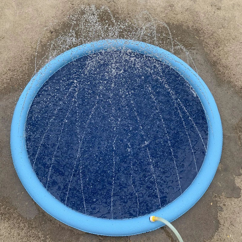 💦 „CoolSplash“ – Sprinkler-Spielzeugmatte für Hunde Die perfekte Sommererfrischung für deinen Vierbeiner