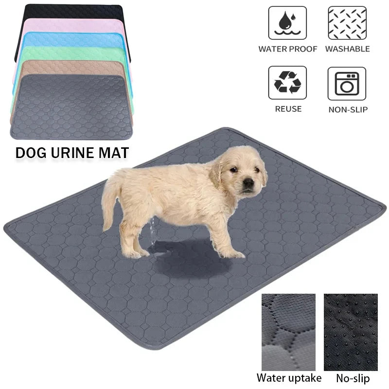 🟦 WashMate™ – Wiederverwendbare Hundeurinmatte mit Anti-Rutsch-Funktion