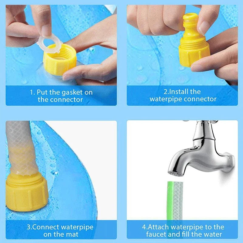 💦 „CoolSplash“ – Sprinkler-Spielzeugmatte für Hunde Die perfekte Sommererfrischung für deinen Vierbeiner