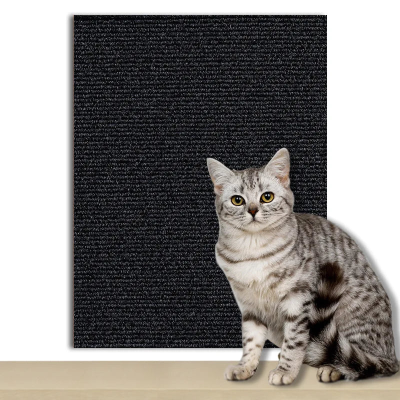 🛋️ Selbstklebende Kratzmatte für Katzen – Sofa- & Möbelschutz / Spielzeug, zuschneidbar & vielseitig