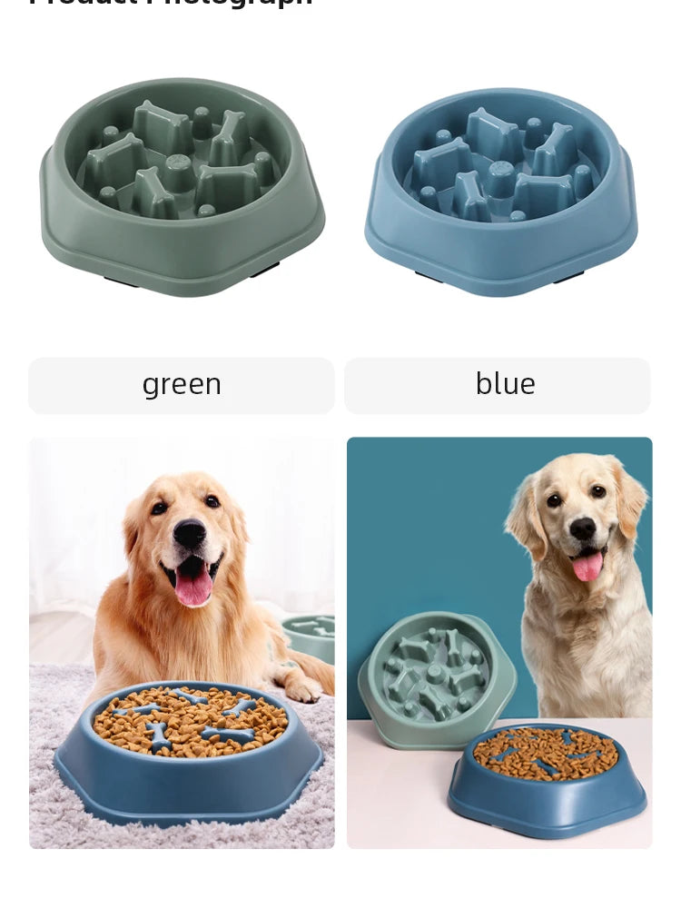 🥣 Anti-Schling-Napf zur Erziehung für Hunde – Langsame Futteraufnahme, dafür schneller verdauen!