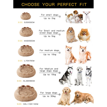 🐾 SmoothPaw™– Komfort-Hundebett in 4 Farben & 4 Größen