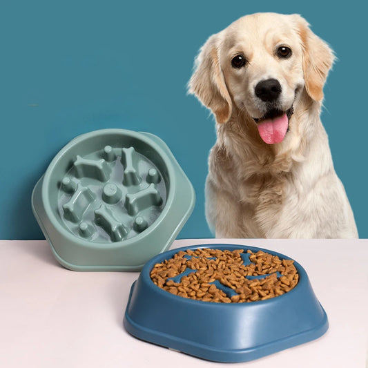 🥣 Anti-Schling-Napf zur Erziehung für Hunde – Langsame Futteraufnahme, dafür schneller verdauen!