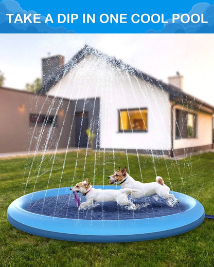 💦 „CoolSplash“ – Sprinkler-Spielzeugmatte für Hunde Die perfekte Sommererfrischung für deinen Vierbeiner