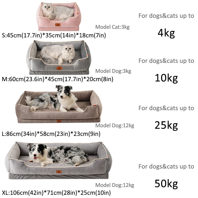 🐾CloudNest™ (Echtes) Velvet Hunde- und Katzenbett – Weich, warm & stilvoll