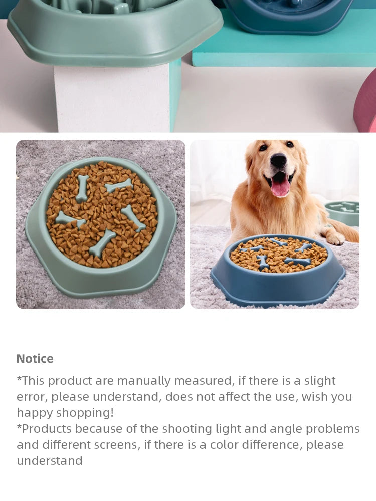 🥣 Anti-Schling-Napf zur Erziehung für Hunde – Langsame Futteraufnahme, dafür schneller verdauen!