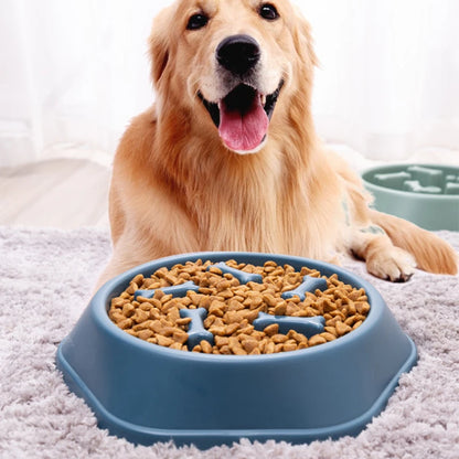 🥣 Anti-Schling-Napf zur Erziehung für Hunde – Langsame Futteraufnahme, dafür schneller verdauen!