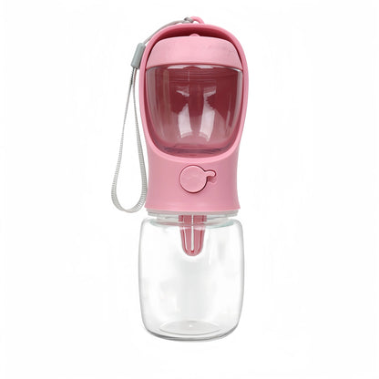 🐶 Tragbare Wasserflasche & Futterspender für Hunde – 2-in-1 Lösung für unterwegs