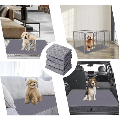 🟦 WashMate™ – Wiederverwendbare Hundeurinmatte mit Anti-Rutsch-Funktion