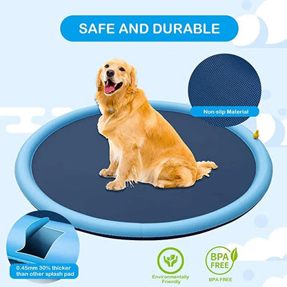 💦 „CoolSplash“ – Sprinkler-Spielzeugmatte für Hunde Die perfekte Sommererfrischung für deinen Vierbeiner