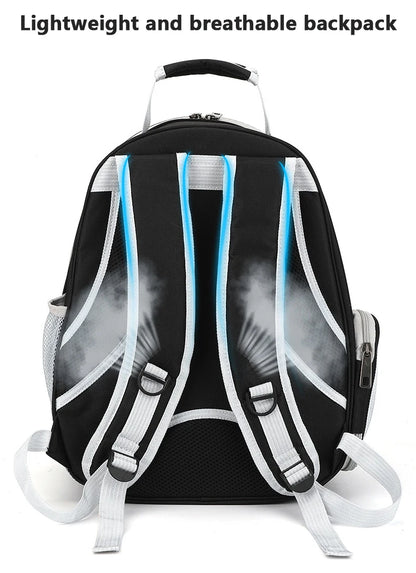 Katzenrucksack/-bett „SkyView“ – Belüfteter Transport-Rucksack für Spaziergänge mit Sichtblase & Seitentasche