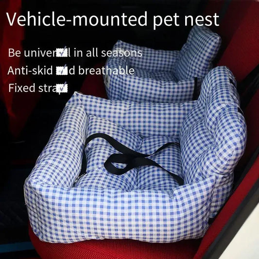 🐾🚗 „TravelNest“ – Das komfortable Autobett für kleine Hunde & Katzen Sicher, gemütlich & stilvoll – das perfekte Reisebett für Fahrten & Spaziergänge