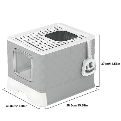 Katzenklo „CleanCube Flex“ – Mit Schublade, Streuschaufel & doppeltem Ausgang für mehr Freiheit