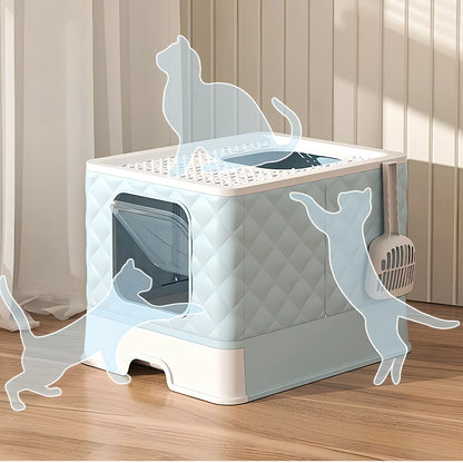 Katzenklo „CleanCube Flex“ – Mit Schublade, Streuschaufel & doppeltem Ausgang für mehr Freiheit