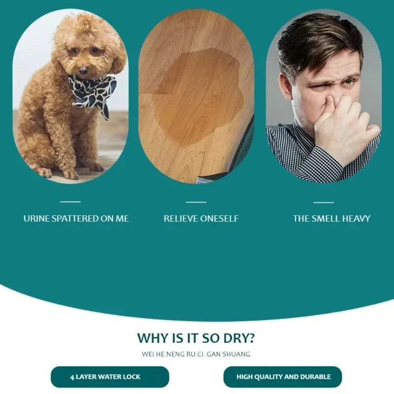 🟦 WashMate™ – Wiederverwendbare Hundeurinmatte mit Anti-Rutsch-Funktion