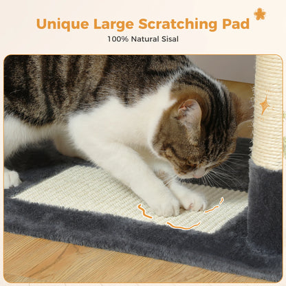 PAWZ Road „SkyLounge 184“ – XXL-Kratzbaum mit 8 Ebenen, Riesenhängematte/-bett, Sisalpfosten & Mega-Kuschelhöhle