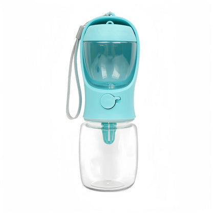 🐶 Tragbare Wasserflasche & Futterspender für Hunde – 2-in-1 Lösung für unterwegs