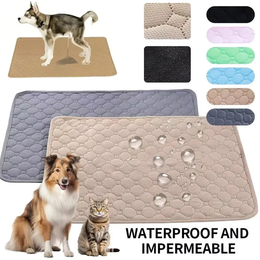 🟦 WashMate™ – Wiederverwendbare Hundeurinmatte mit Anti-Rutsch-Funktion
