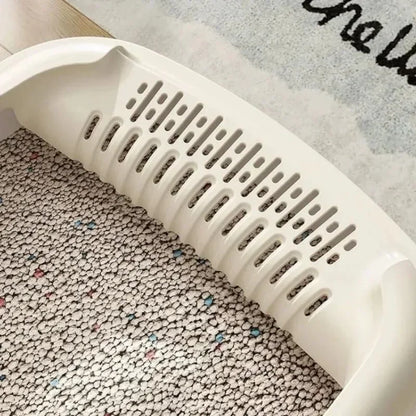 Katzenklo „AirClean Compact“ – Halboffenes Katzenklo mit hohen Seiten & Streuschutz