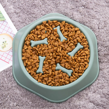 🥣 Anti-Schling-Napf zur Erziehung für Hunde – Langsame Futteraufnahme, dafür schneller verdauen!