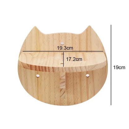 „SkyNest“ – Selbstzusammenstellbare Wandhängende Katzen-Hängematte aus Massivholz mit Kletter- und Kratzfunktion - Das etwas andere Spielzeug!
