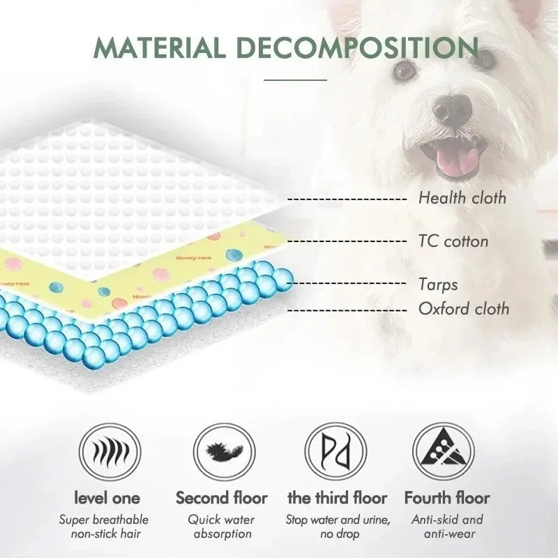 🟦 WashMate™ – Wiederverwendbare Hundeurinmatte mit Anti-Rutsch-Funktion