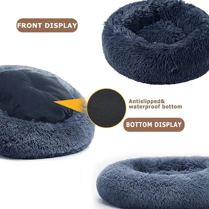 🐾 CozyNest™ Plüsch-Hundebett aus Cord – Waschbar, rutschfest ; super flauschig