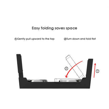 Booteely Futterstation für Hunde – Höhenverstellbar, mit 2 Edelstahlnäpfen, ergonomisches Design