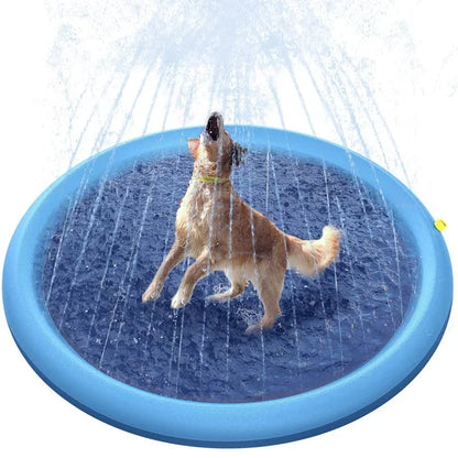 💦 „CoolSplash“ – Sprinkler-Spielzeugmatte für Hunde Die perfekte Sommererfrischung für deinen Vierbeiner